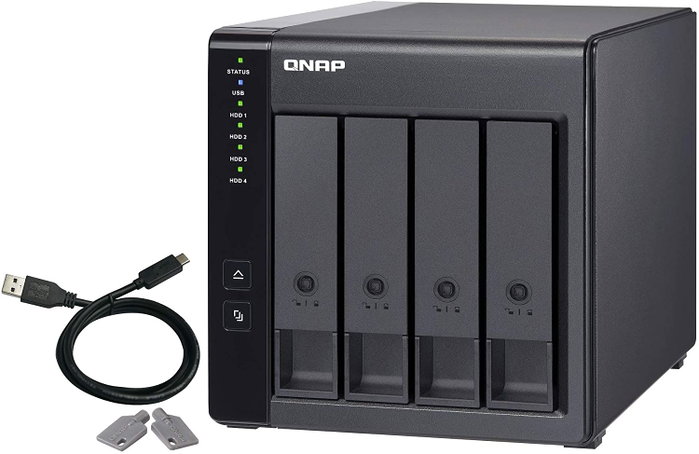 Qnap TR-004 Caja de expansión RAID de 4 bahías USB 3.2 Gen 1